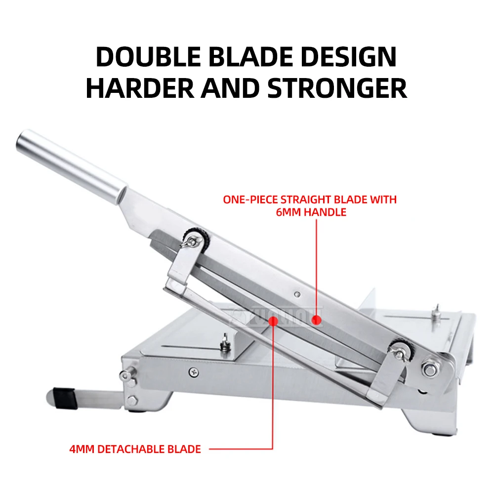 آلة قطع العظام المصنوعة من الفولاذ المقاوم للصدأ آلة تقطيع الأعشاب ذات الحواف المزدوجة Cucina Multifunzione
