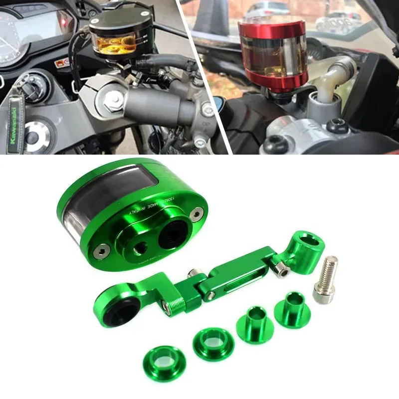 Motorcycle Brake Cylinder Fluid Reservoir Front Clutch Tank Oil Fluid Cup Fit For Z900 Z650 ZX6R ZX10R ZX12R Z900RS ZX 6R 10R