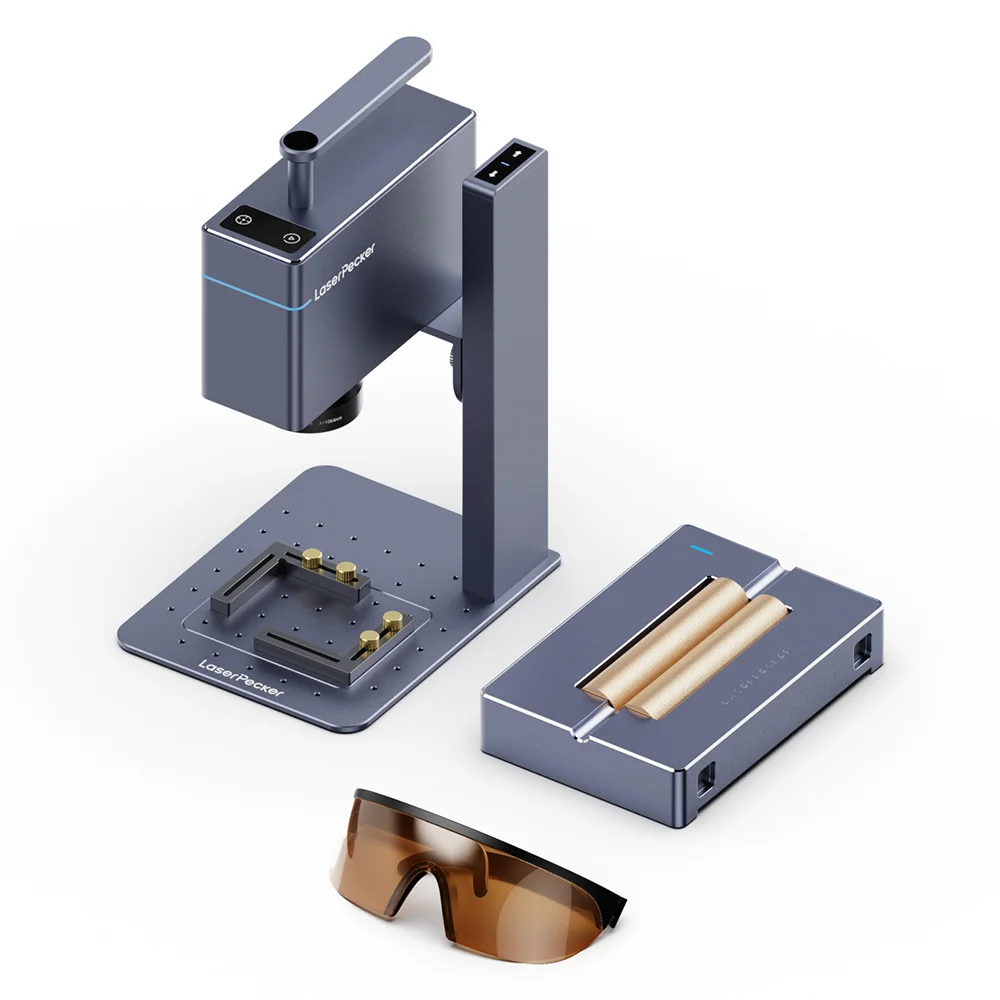 

Mini Laser Engraving Machine LP3 Suit Portable Laser Engraving Printer Home Desktop Laser Machine Metal Plastics DIY Mark Logo