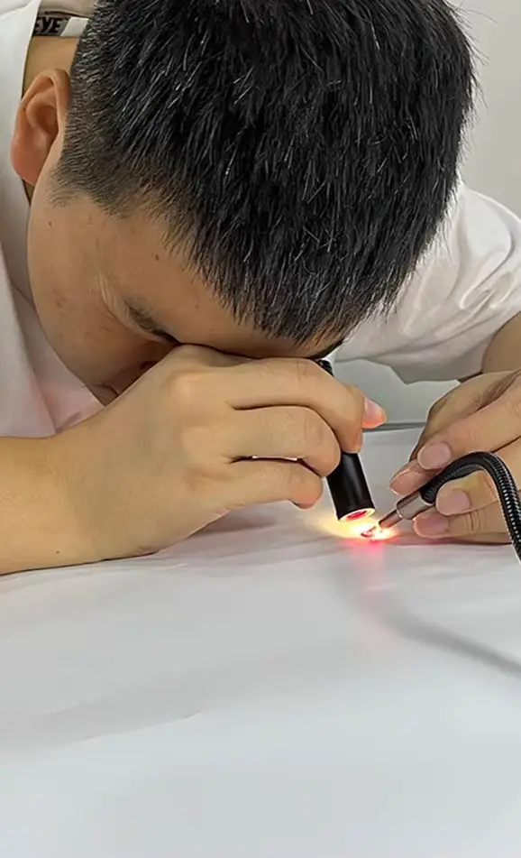 Gemological Equipment Jewelry Observation 50W Cold Light Source Single Tube Halogen Lamp Fiber Optic Lights