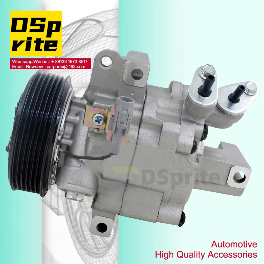 For Peugeot 107 Ac Compressor Fit Car Toyota Aygo Citroen C1 DKV06R Air Conditioner 6453RJ 6453-RJ 6453RJ 883100H010 88310-0H010