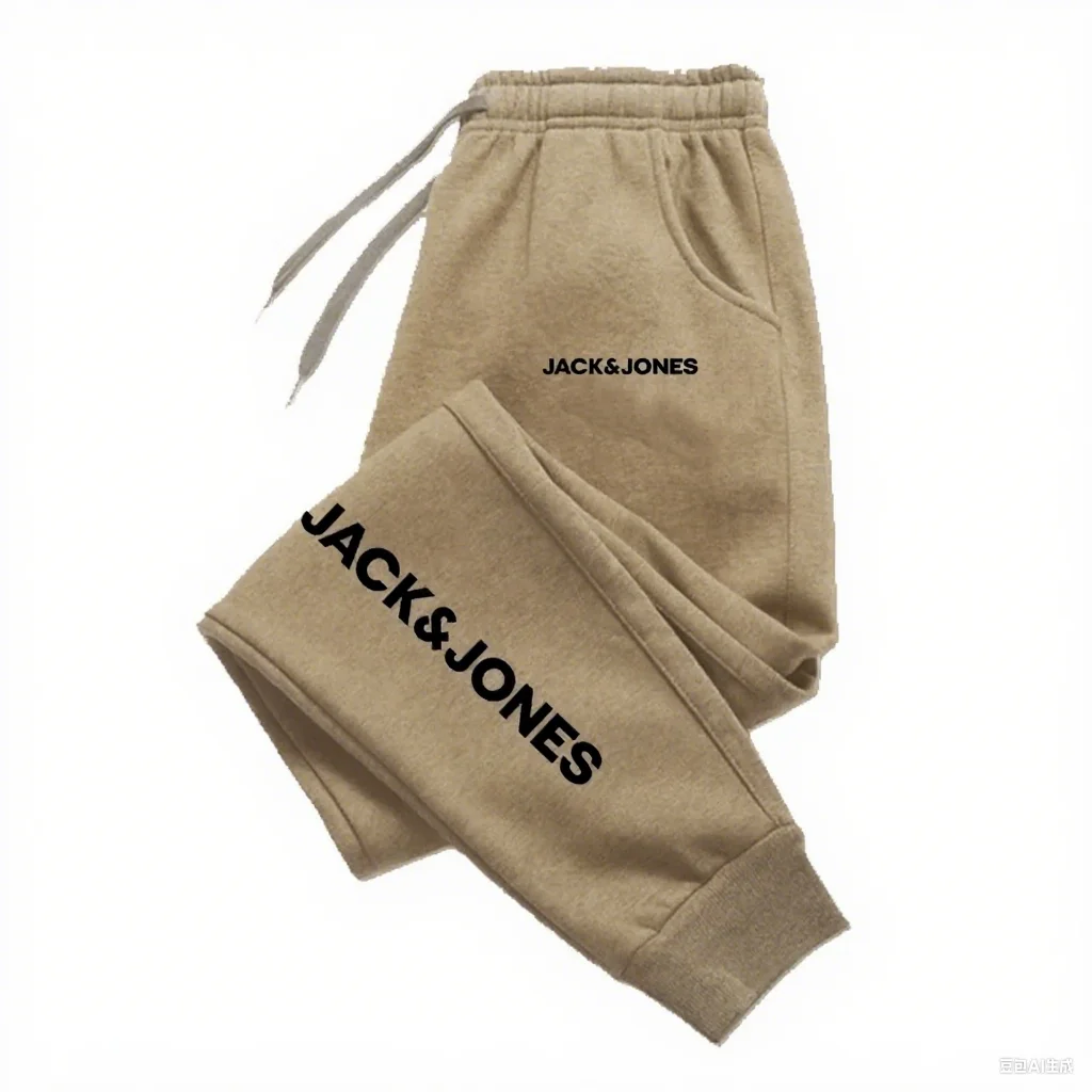 

2025 Men's Pure Cotton Spring-Autumn Printed Sport Pants Casual Training Pants Fashion High-Quality Fitness Sports Pants