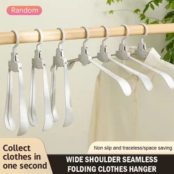 Mini Hangers For Clothes Travel Folding Telescopic Portable Clothes Drying Rack Save Wardrobe Space Organizer For Clothes