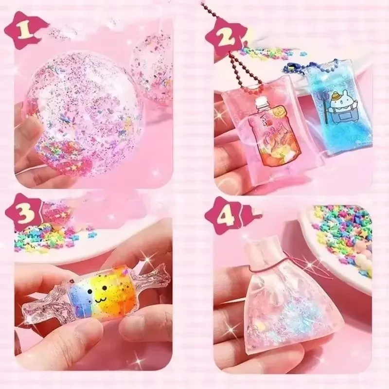 Nano Tape Handmade Balloon Material Set Decompression Ball Soft Colorful Decompression Balloon Parent Child Interaction DIY 2025