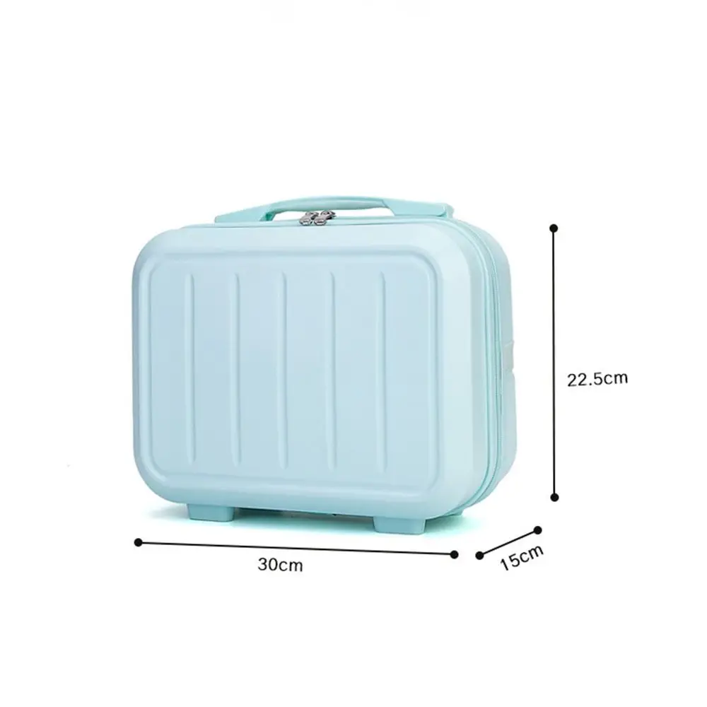 14 inch Mini Travel Suitcase Cosmetic Box Hand Luggage Organizer Case Small Password Box Boarding Case