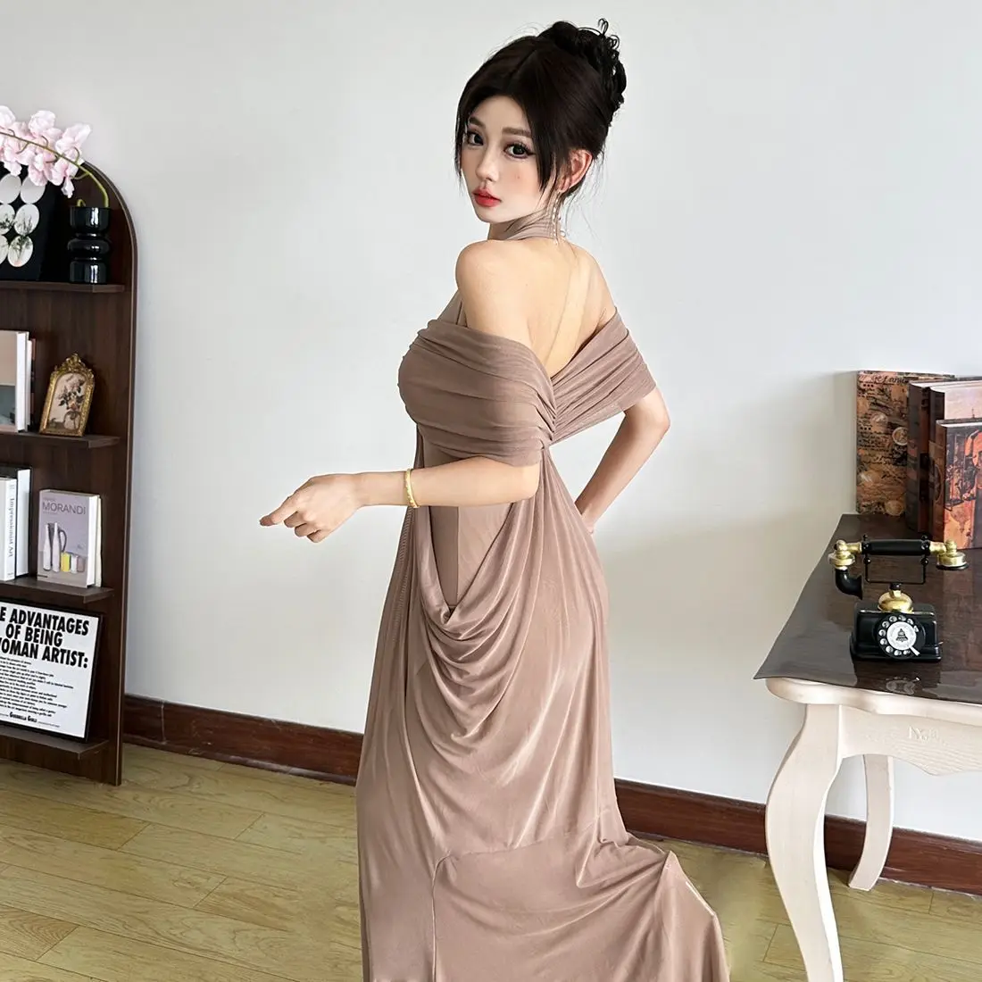 Dresses Womens Birthday Photoshoot Sleeveless Cute Lovely Feminine Sweet Artistic Pretty Youthful Comfortable Breathable Commute