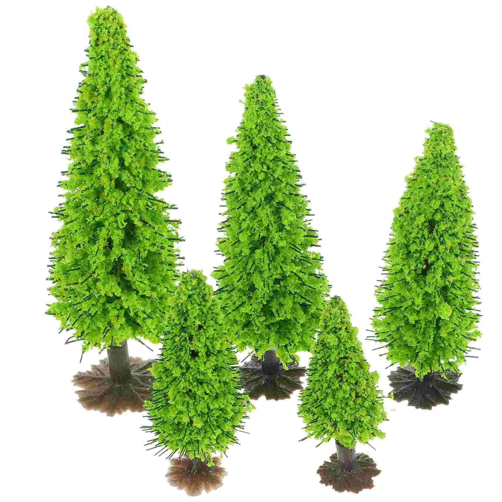 

15 Pcs Small Tree Landscape Model Micro Landscaping Adornment Miniature Trees Scenery Artificial Iron Models Sand Table Decor