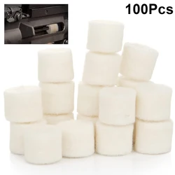 Almohadillas de limpieza de pistola, limpiador de calibre de pistola, cámara de fieltro de lana, herramientas de limpieza de armas, accesorios de caza, 17 Cal.22 Cal .30 Cal 9mm, 100 piezas
