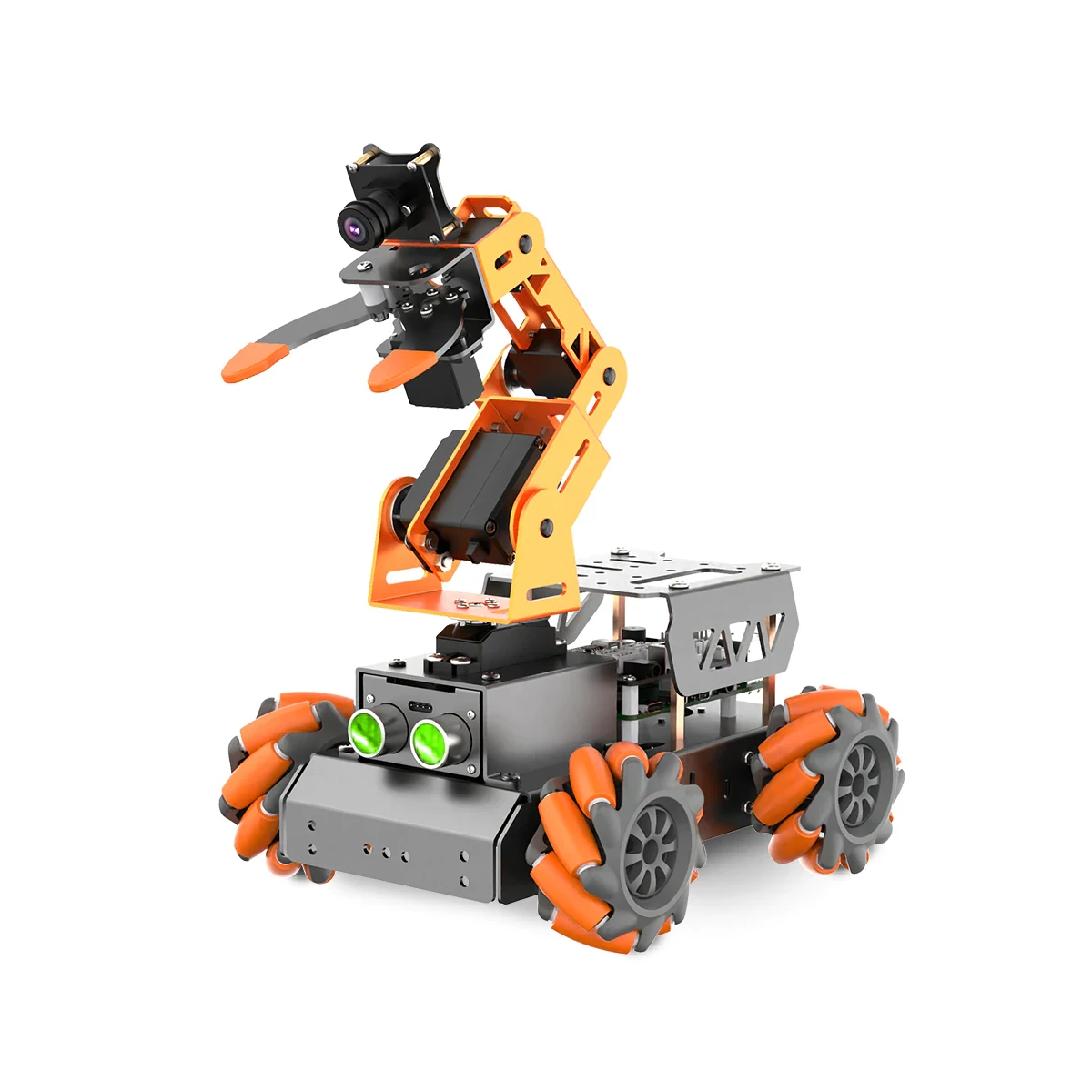 MasterPi Open Source AI Smart Robot Car Mecanum Wheel Robot Arm Without Motherboard SD  Programmable DIY AI Robot Kit for De