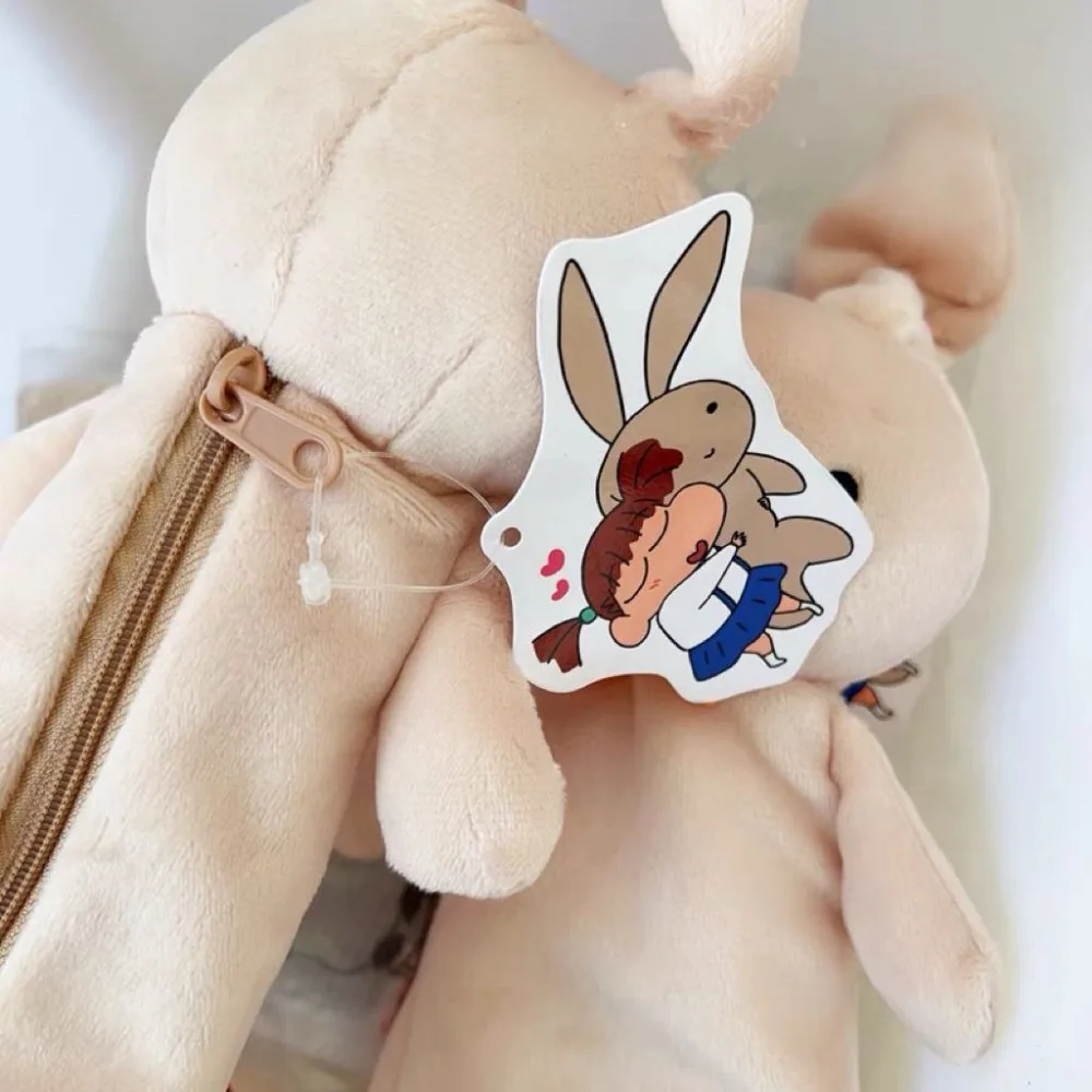 Japoński Śliczny Królik Crayon Shin Chan w Stylu Nini, Urocza Kreskówkowa Lalka Królik, Piórnik, Pluszowa Lalka, Pudełko na Artykuły Papiernicze, Prezent dla Dziewczynki, Zabawki