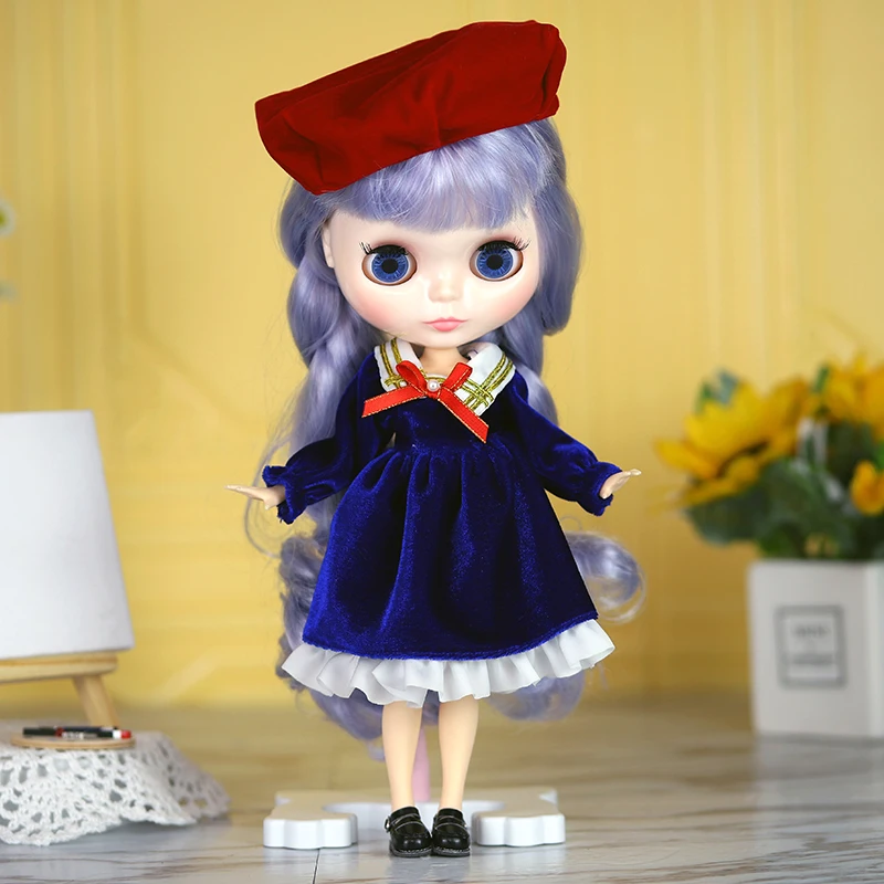 Icy Dbs Blyth Pop 1/6 Anime Doll Joint Body Witte Huid Glossy Gezicht Speciale Combo Met Kleding, schoenen En Handen 30Cm Bjd Speelgoed