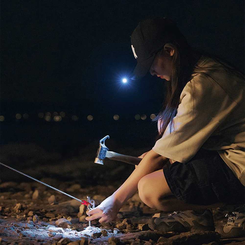 LED Eyeglass Clip Light 360 Degree Rotatable Flexible Book Reading Light Universal Eyeglasses Lamp for Night Fishing Camping