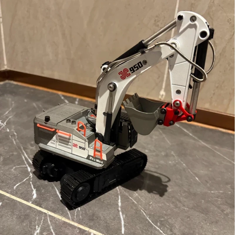 JC 950 Remote Control Excavator 1 50 Scale Full Alloy 28 Channels Simulation Tracked Construction Model Vehicle Quick Detachable