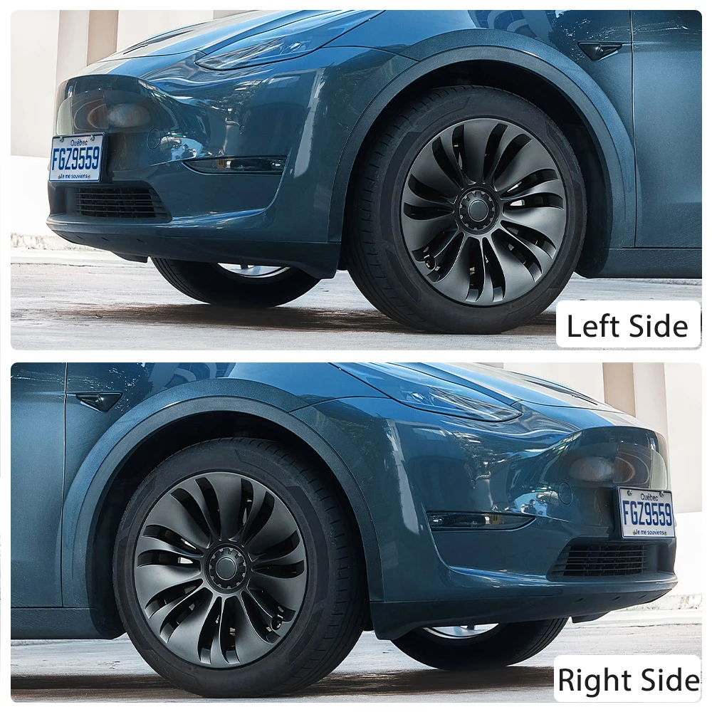 1pcs Wheel Cover 18 19 INCH Hubcap For Tesla Model Y For Tesla Model 3 Car Replacement Full Hub Cap Auto Exterior Accessories