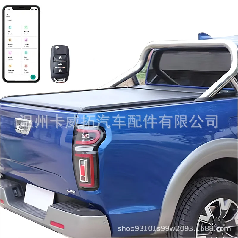 Electric Pickup Truck Roll Up Tonneau Cover For Great Wall Poer GWM Kingkong Wingle 5 7