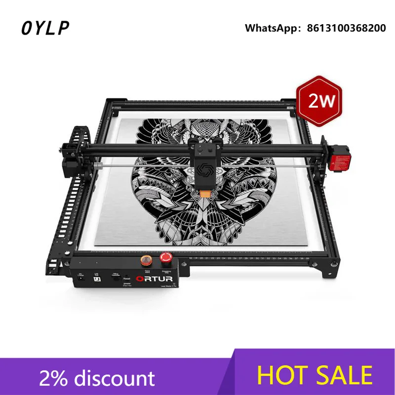 OYLP Ortur LM2 PRO S2 Mini Diode Laser Engraving Machine 2W Laser Cutting Marking Equipment for Metal Wood Acrylic DIY Use