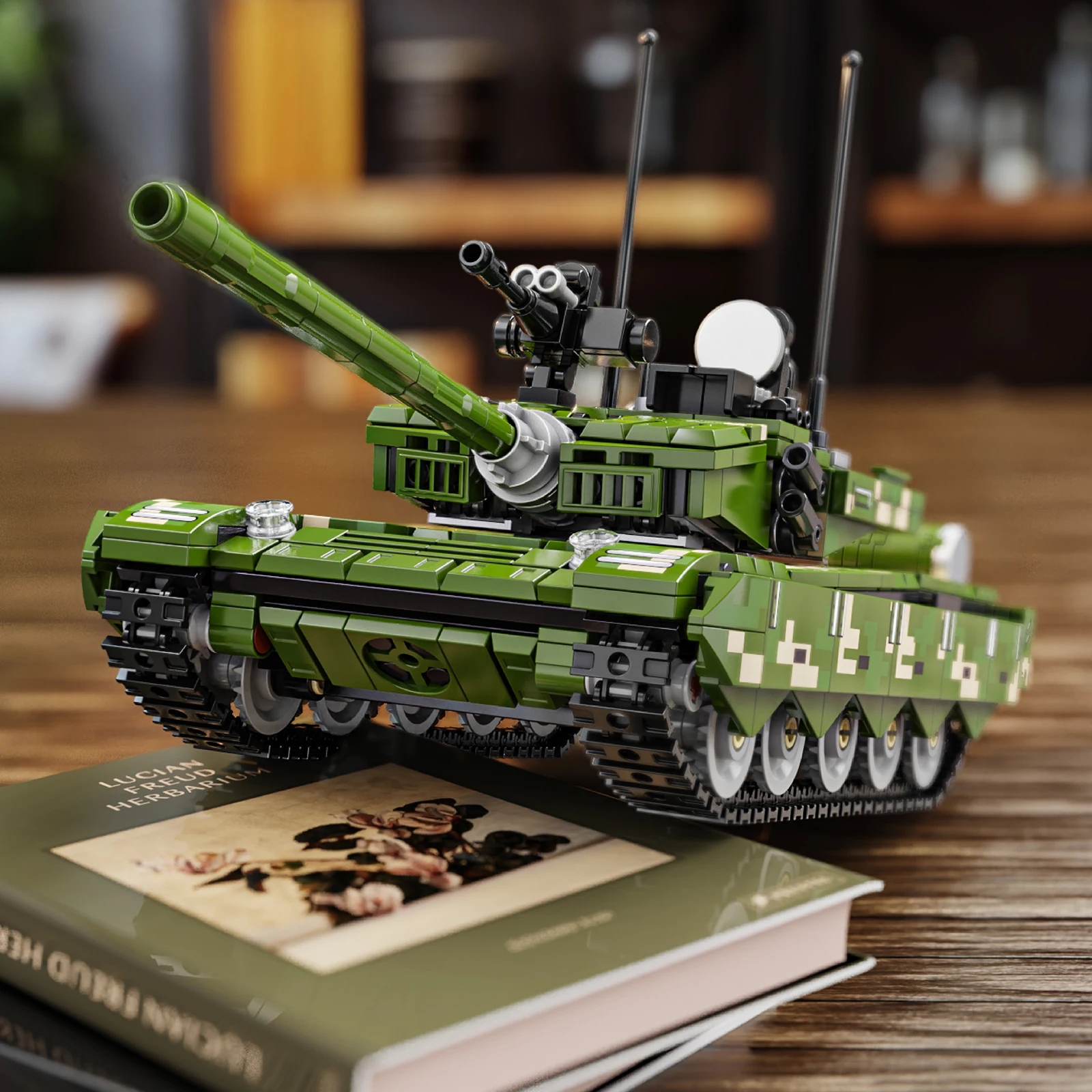 719 قطعة دبابة مركبة مدرعة ألعاب مكعبات البناء نموذج عسكري أخضر خزان تجميع لغز الطوب مجموعات الالعاب لهدايا الأطفال
