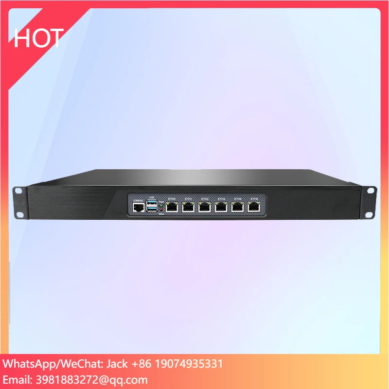 

1U N5105 Network Security Rack-Mounted 6X2.5Gbe Commercial Home Gateway Pfsense Mikros Expandable Wifi 4G Firewall Router