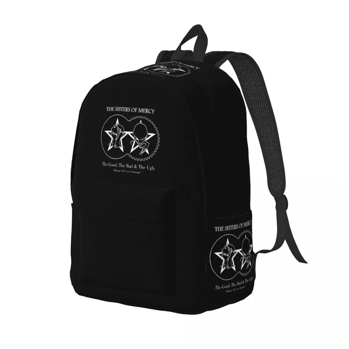 The Sisters Of Mercy Music Gifts For Fan mochila para hombres y mujeres, mochila de trabajo informal para estudiantes, bolsas de lona para portátiles al aire libre