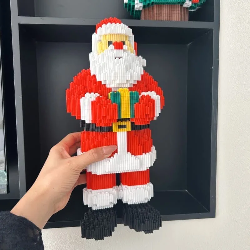 Babbo Natale Alce Albero di Natale Blocchi di costruzione Set di giocattoli Piccole particelle Mattoni Blocchi di costruzione Giocattoli Regalo di Natale per bambini