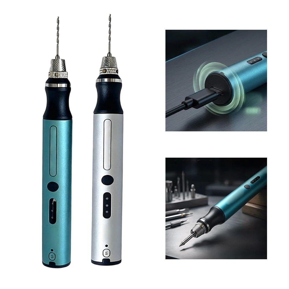 Cordless Electric Engraving Pen Brushless Motor 22000RPM Aluminum Alloy Polishing Grinder For Nail Art Jewelry DIY Wood Metal