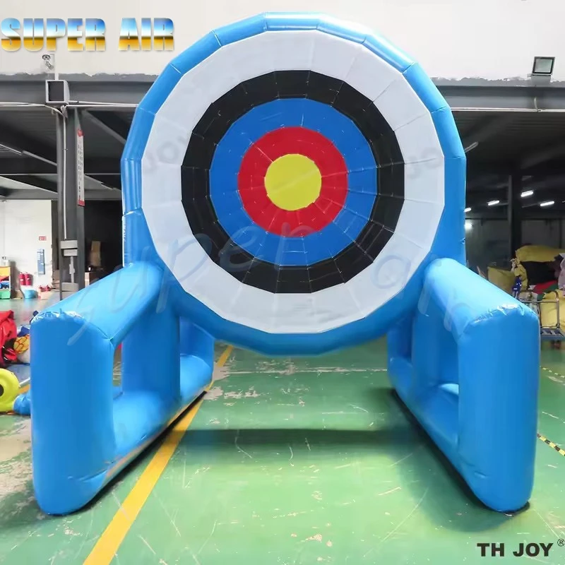 Dekoracja spotkań sportowych w nowym stylu gorąca sprzedaż nadmuchiwany czarny cel z dmuchawą do dekoracji