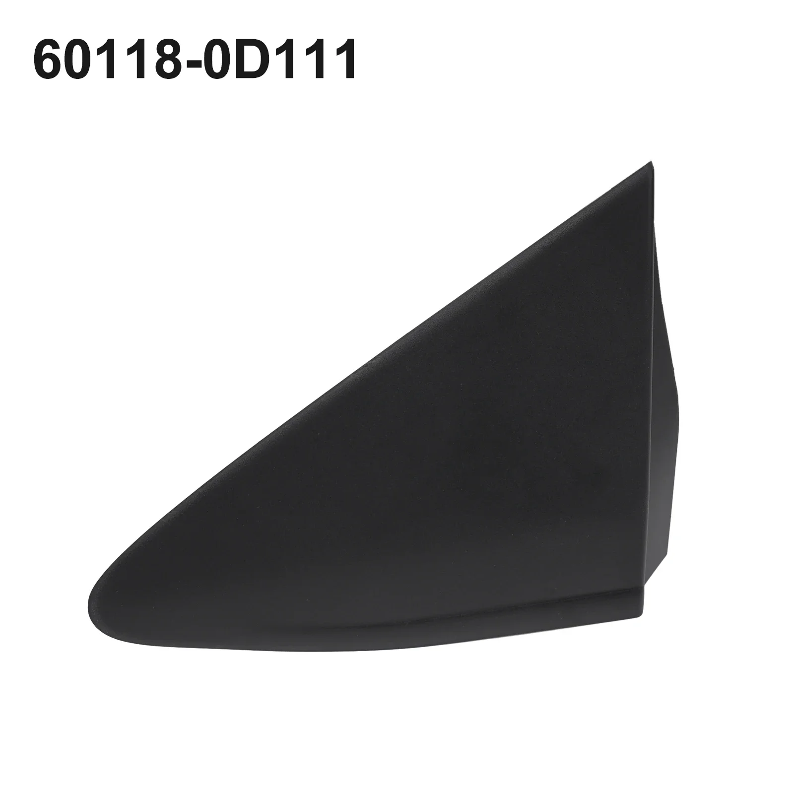 Left Side Plastic Triangle Rearview Mirror Accessories Black Cover For Yaris Corner Cover High Quality Practical