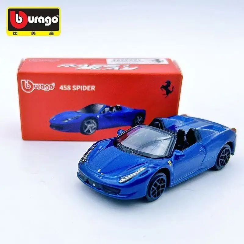 BBURAGO 1/64 Ferrari SP3 F50 F40 ENZO 458 SPECIALE F12tdf SF90 MONZA SP1 488 GTB 599 GTO LAFERRARI รถรุ่นของเล่นของขวัญ