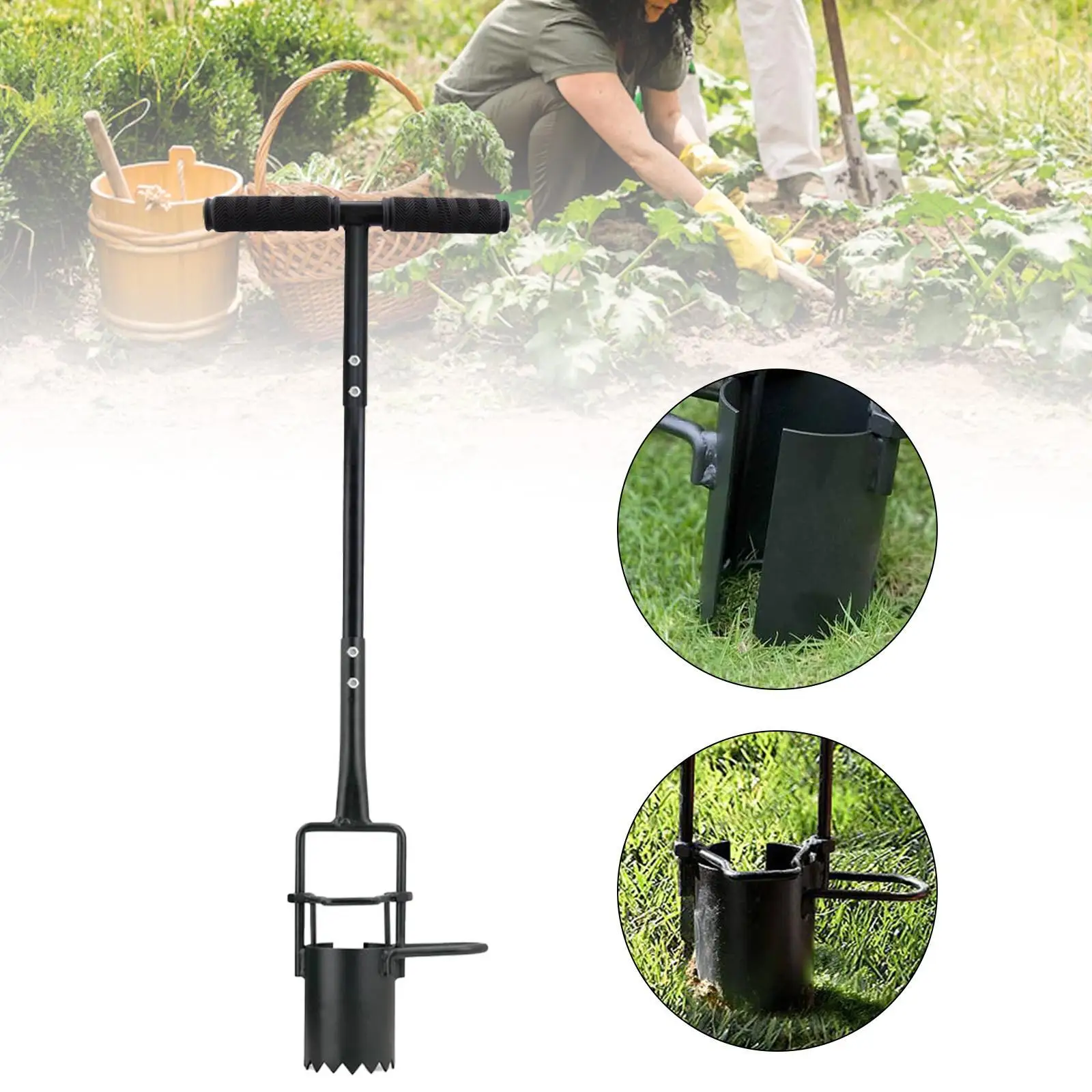 

Flower Bulb Planting Shovel Plugger Tool for Garden Gardening Planting