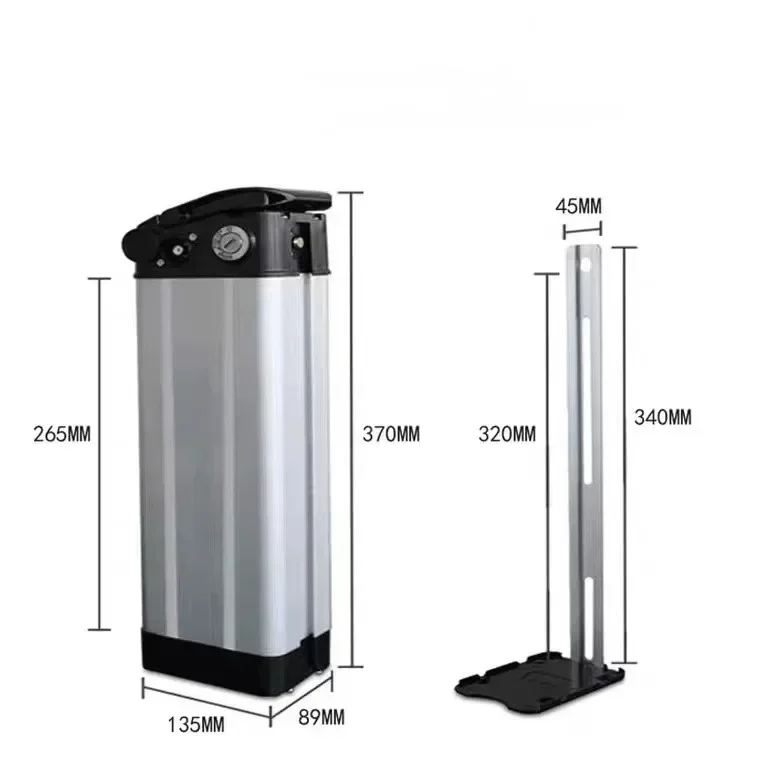 

Haiba 48V 18650 High - Power Rechargeable Lithium - Ion Battery 13Ah/15Ah/20Ah Compatible with 250W - 1000W Motor kit