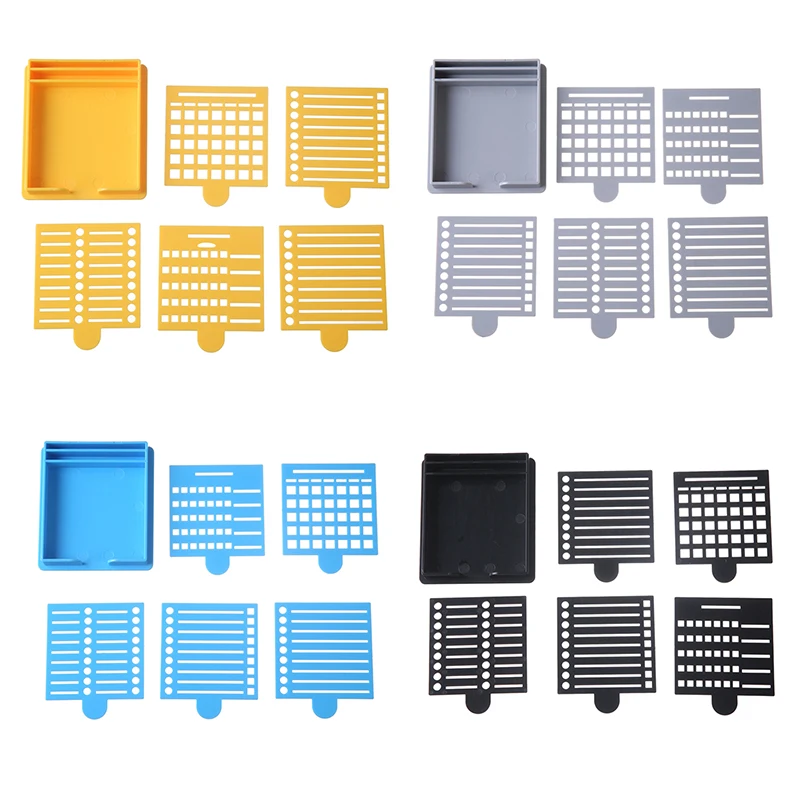 /&/Versatile Sticky Note Stencil School Supplies Desk Accessories Sticky Note Holder With Template Sticky Note Dispenser