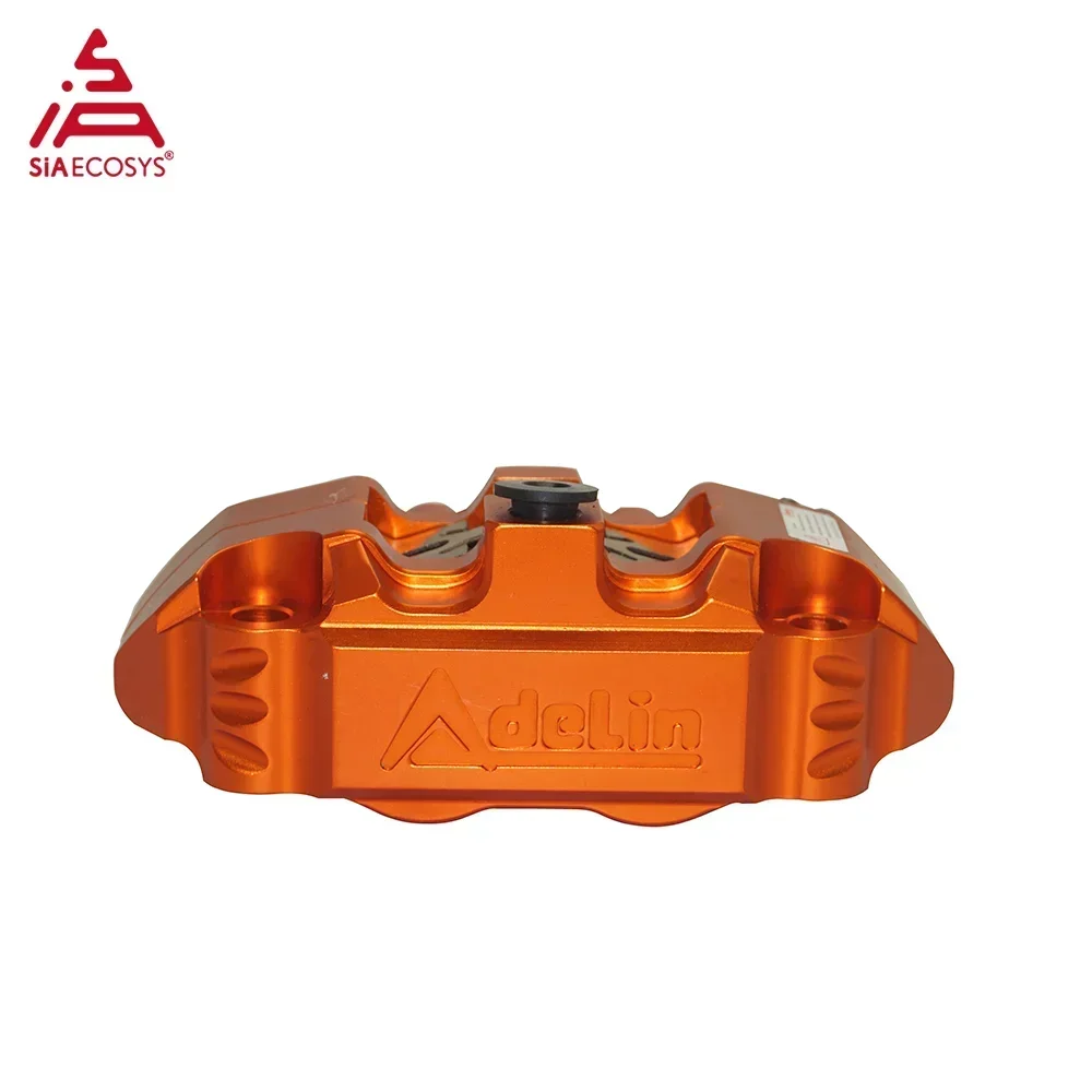NEW Adelin ADL-14 Hydraulic Brake Calipers Universal 4 Pistons CNC Aluminum Alloy for Motorcycle Brake Calipers