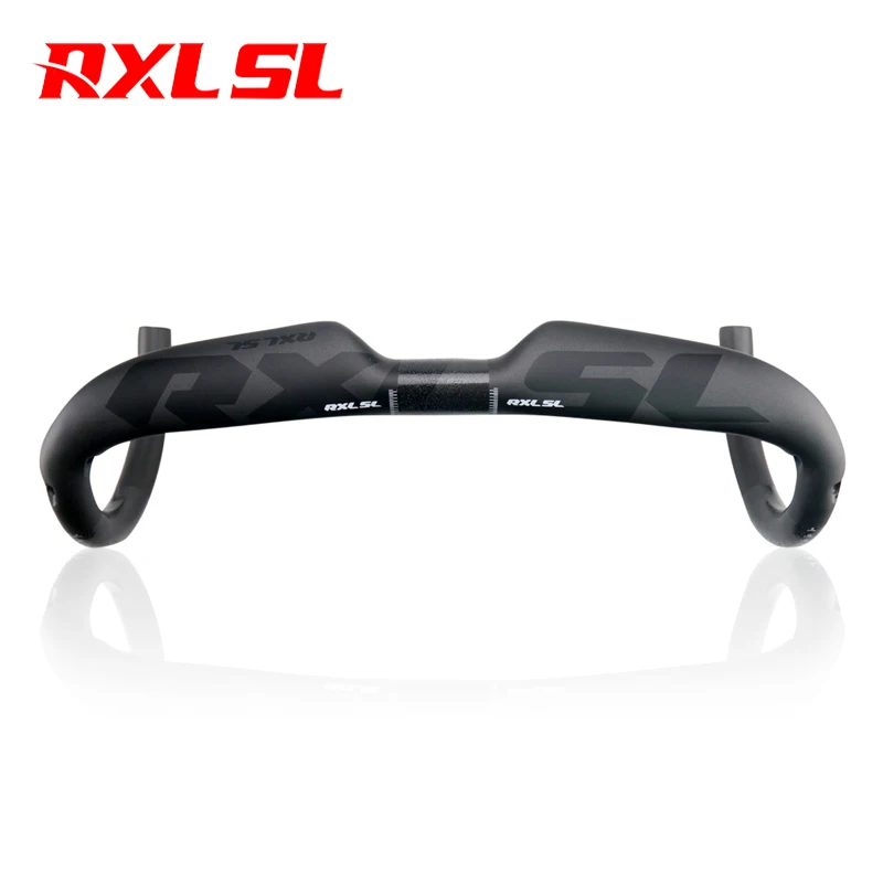 RXL SL-Bicycle Handlebar, Road Bike Handlebars, Bent Bar, Carbon Handlebar, 400mm, 420mm, 440mm, Bicycle Accessories