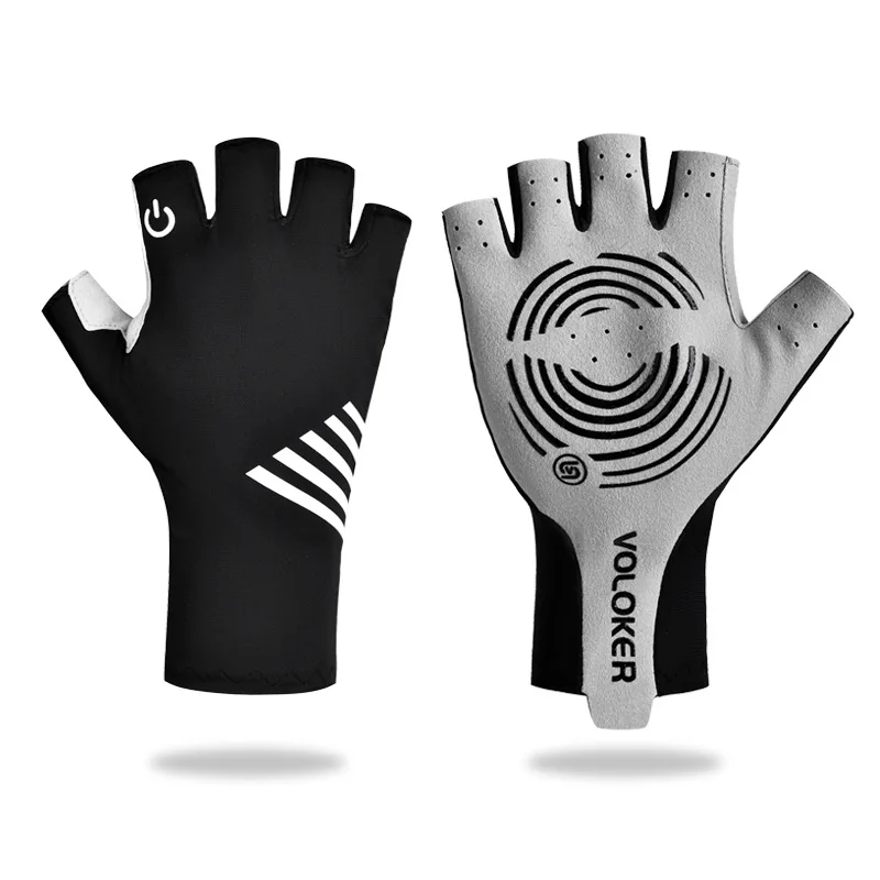 Guantes Guantes de ciclismo Guantes deportivos de medio dedo Guantes de fitness Guantes de seda de hielo Guantes de pesca para bicicleta Transfronterizo