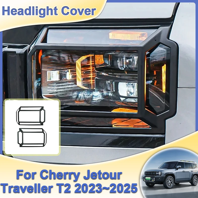 couvercle-de-phare-noir-mat-pour-cherry-jetour-traveler-t2-2023-2024-2025-protection-des-phares-modification-avant-accessoires-de-voiture
