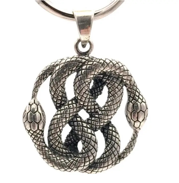 

12pcs Celtic Snake Knot Pendant necklace