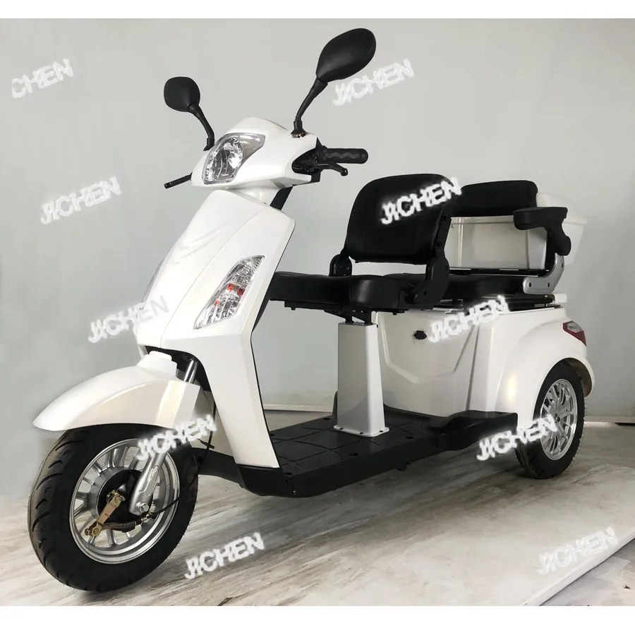 

Электрический трехколесный четырехколесный самокат для пожилых людей, двухместный аккумулятор для инвалидов, автомобиль для отдыха, дом