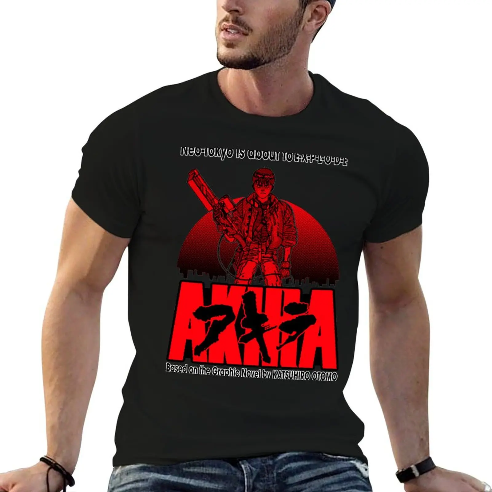Neo Tokyo is about to explode T-Shirt Fashion Letter Print T-Shirt