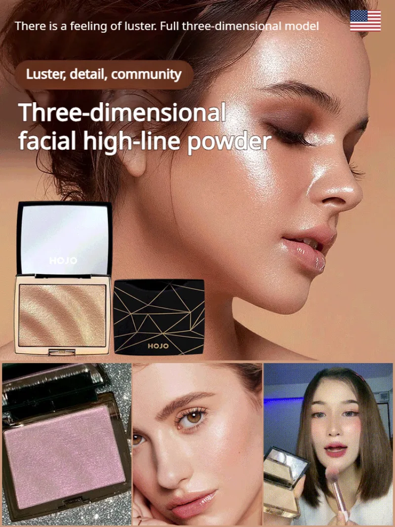 Face Palette Stereo Highlighter Face Finishing Powder Shadow Nose Shadow Finishing Stereo Makeup