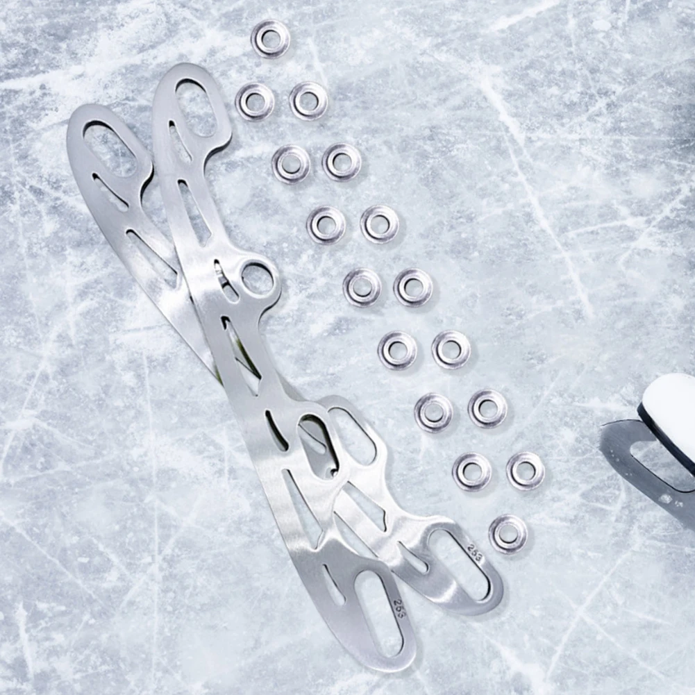 

253/290 MM Skating Replacement Blades Ice Skating Hockey Blades Knife Stainless Steel Inline Figure Skate Blade for Skate Shoes