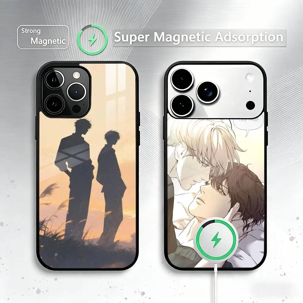 

Nerd Project B Manhwa Phone Case For iPhone17,16,15,14,13,12,11 Plus,Pro Magnetic with Magsafe Wireless Charging