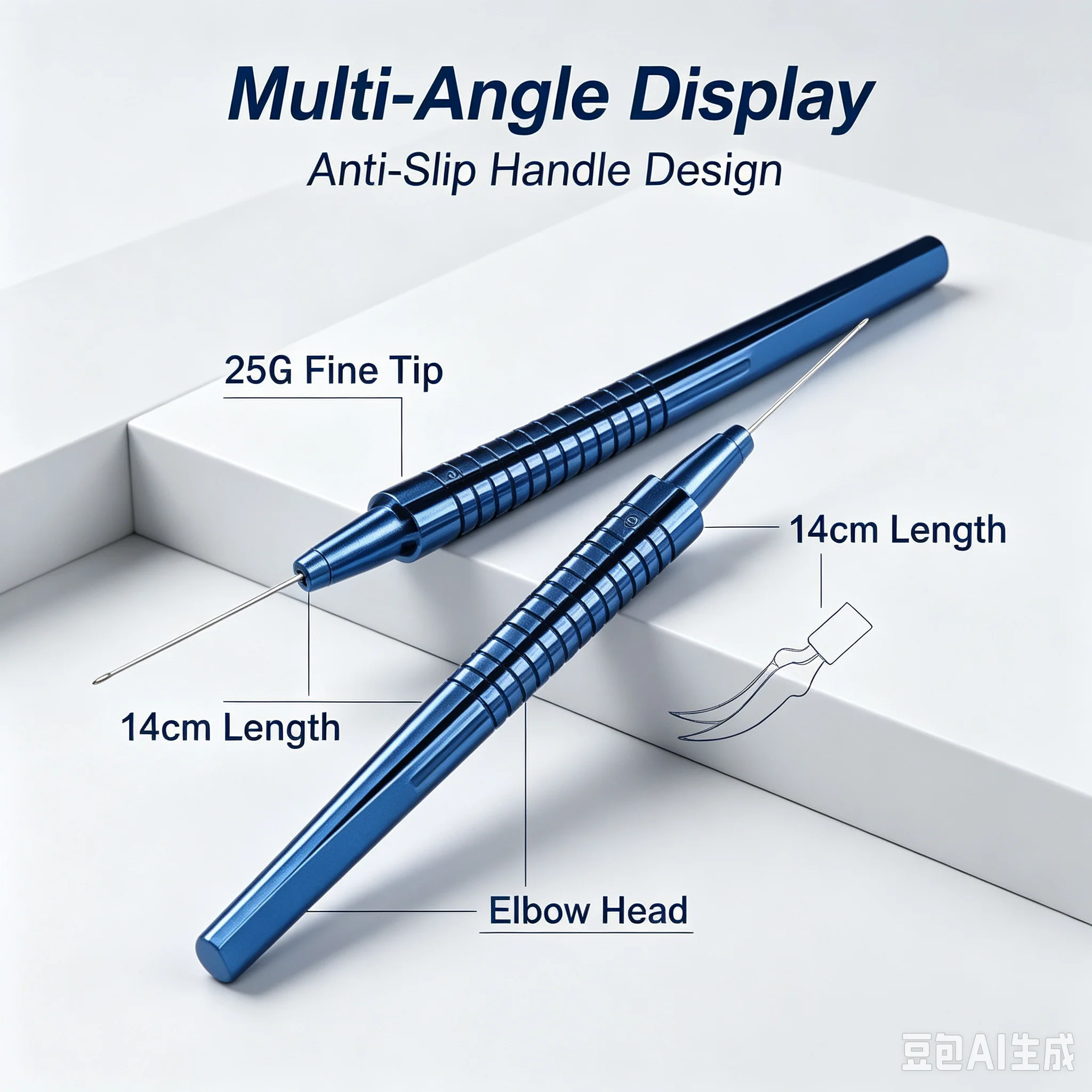 1pcs  25G Ophthalmic Straight Curved Retinal Capsulorhexis Forceps Intraocular Ophthalmic Instruments Titanium Alloy