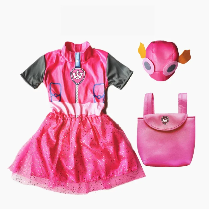 Anime Dog Patrol Kids Short Sleeved Top Shorts Suit Marshall Chase Skye Zuma Rubble Patrol Uniforms Halloween Cosplay Costume