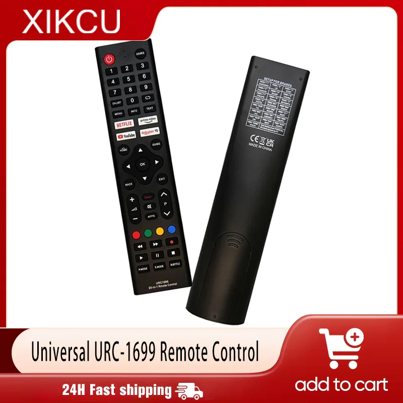 Mando a distancia universal URC-1699 para Samsung Sony Philips Sharp Panasonic Toshiba Hisense Skyworth Sanyo