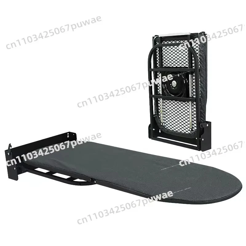 180° Rotating Folding Ironing Board Wall-Mounted Space-Saving Rack for Home Wardrobe