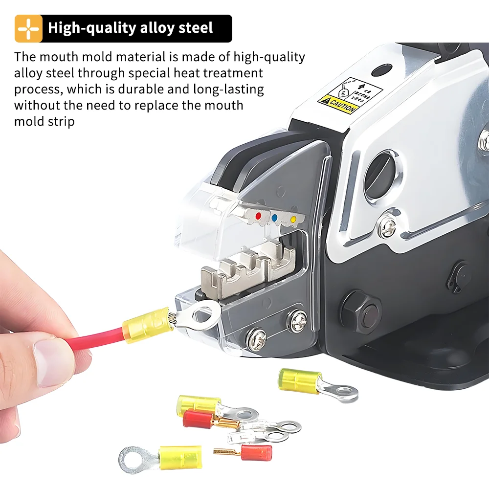 Pneumatic Type Terminal Crimping Machine 1.3T AM-Y10 AM-10 Terminal Crimper Pliers Tool with Crimping Die for Optional