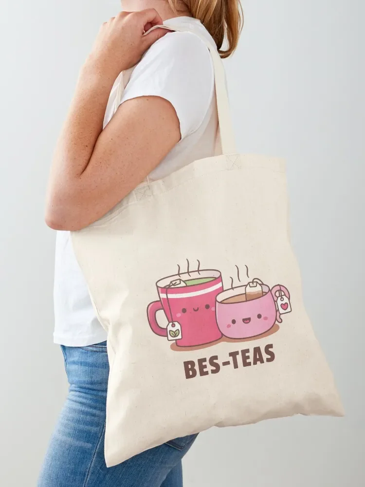 

Cute Teacups Bes Teas Besties Tote Bag tote bag Women bags Canvas stote bag Shopper handbag