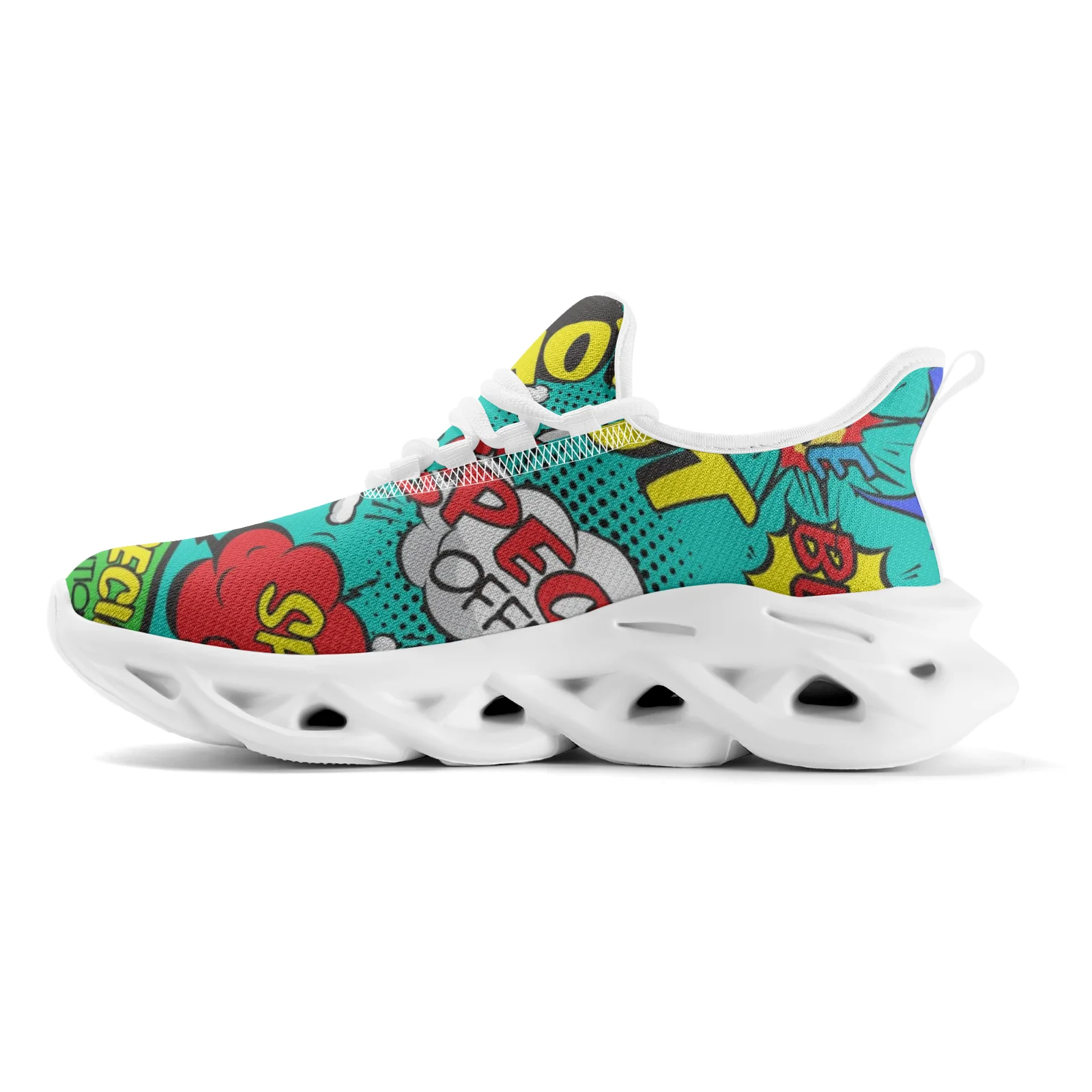 

Custom Shoes Men's Casual Sneakers Women's Lightweight Walking Running Shoes Mesh Lace Up Footwear EUR36-48