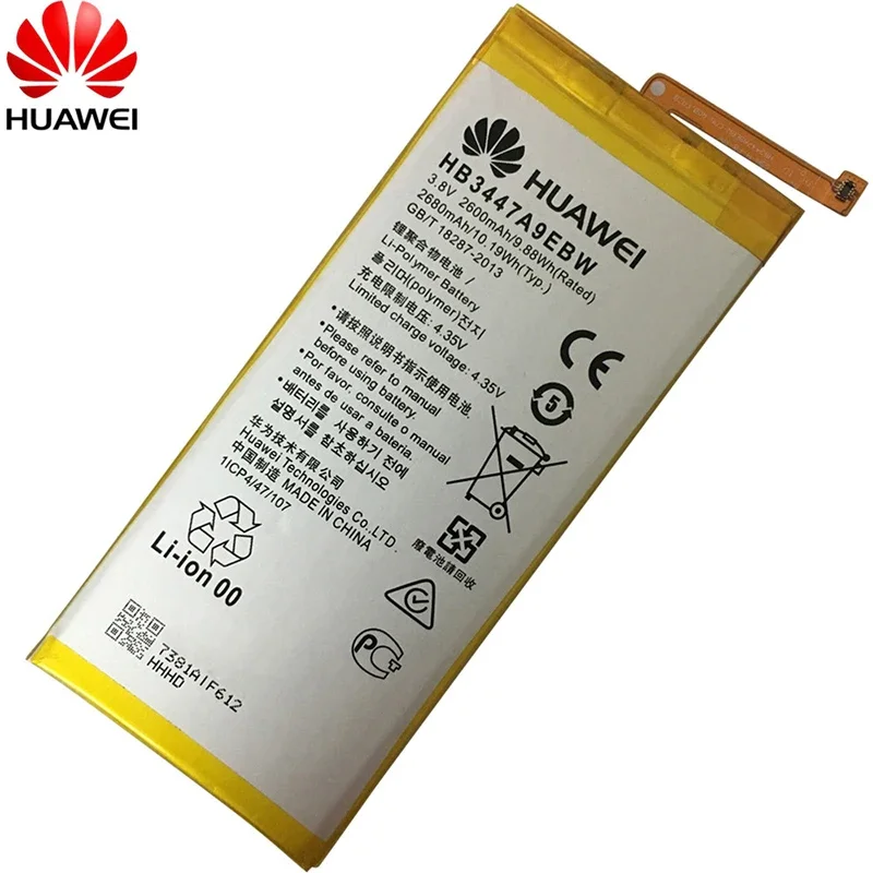 Hua Wei Original Battery HB3447A9EBW for Huawei Ascend P8 GRA-L09 GRA-UL00 GRA-UL10 2600mAh Li-ion with Tools Set