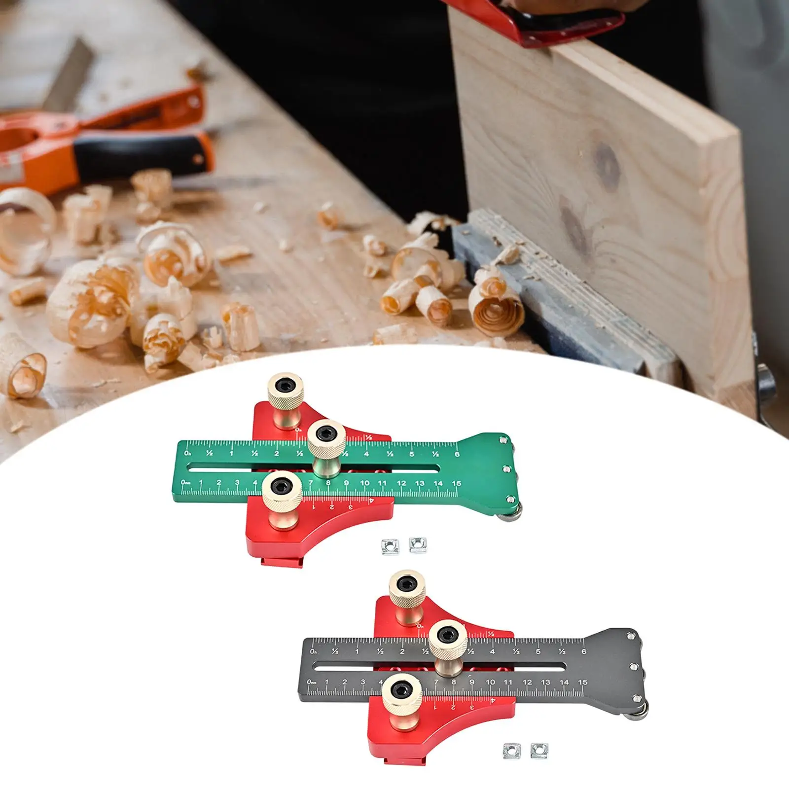 Table Template Guide, Quick And Slim Fence Guide Accessory, Extended Inverted Roller Guides,